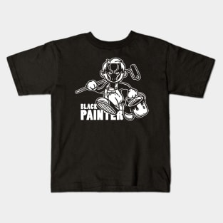 Black Painter Kids T-Shirt